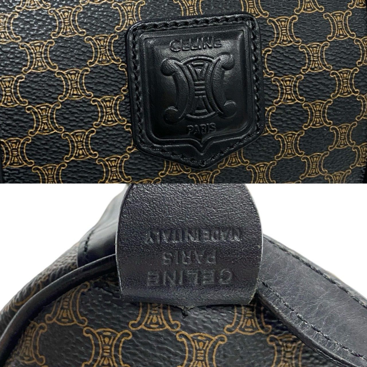 Celine Celine Handbag Black Leather Size ONE SIZE - 3 Thumbnail