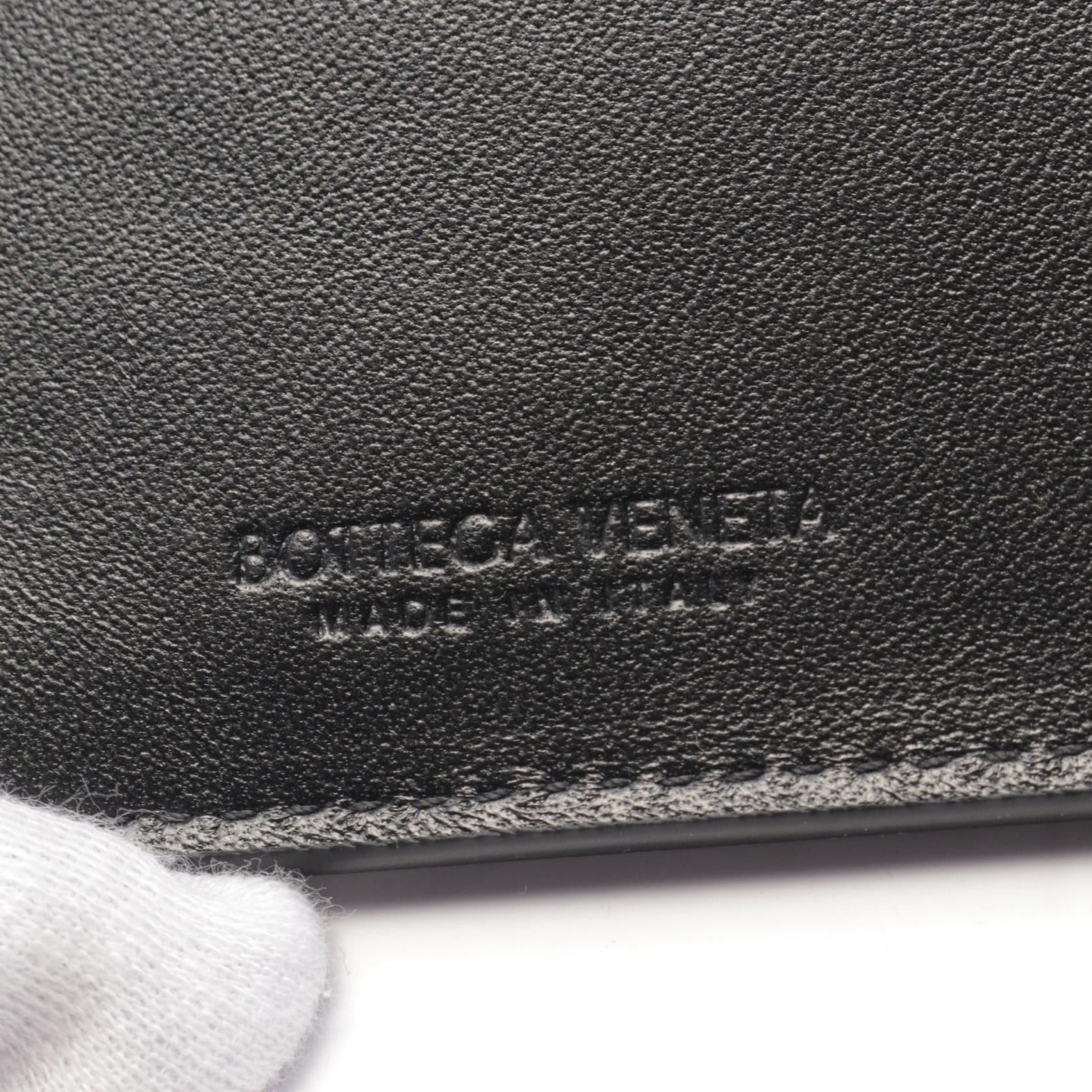 Bottega Veneta Bottega Veneta Cassette Coin Purse Leather Black Size ONE SIZE - 4 Thumbnail