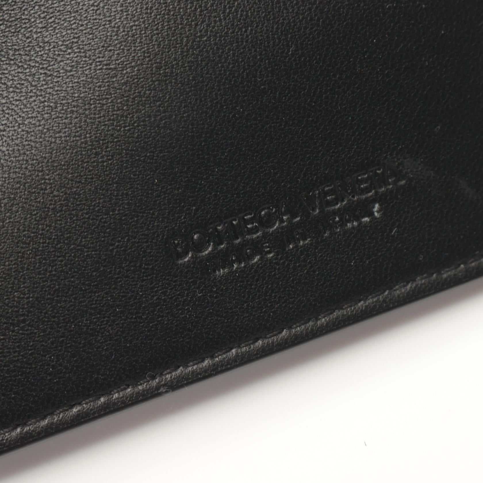 Bottega Veneta Bottega Veneta Maxi Intrecciato Coin Purse Leather Black Size ONE SIZE - 4 Thumbnail