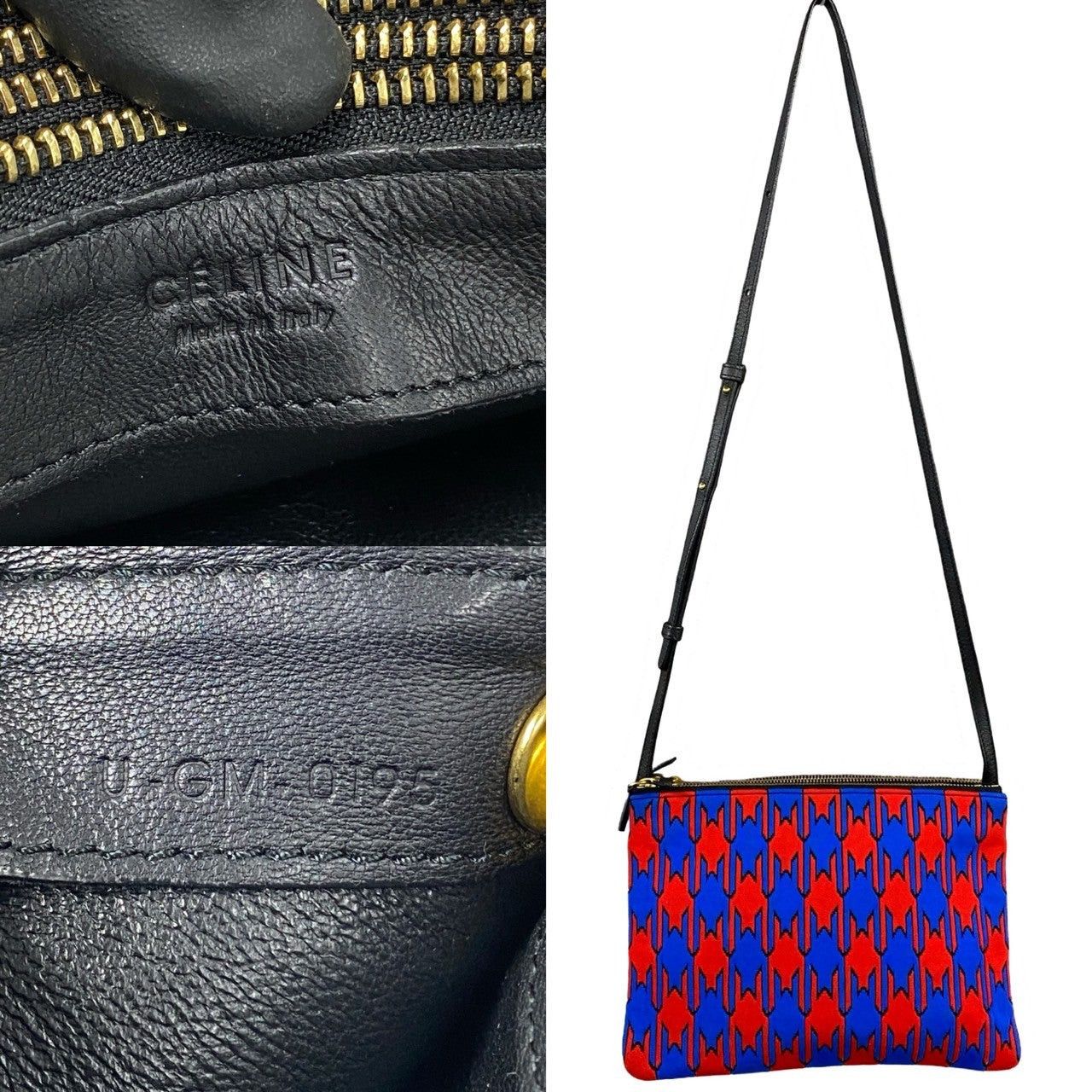 Celine Celine Shoulder Bag Black Leather Size ONE SIZE - 3 Thumbnail