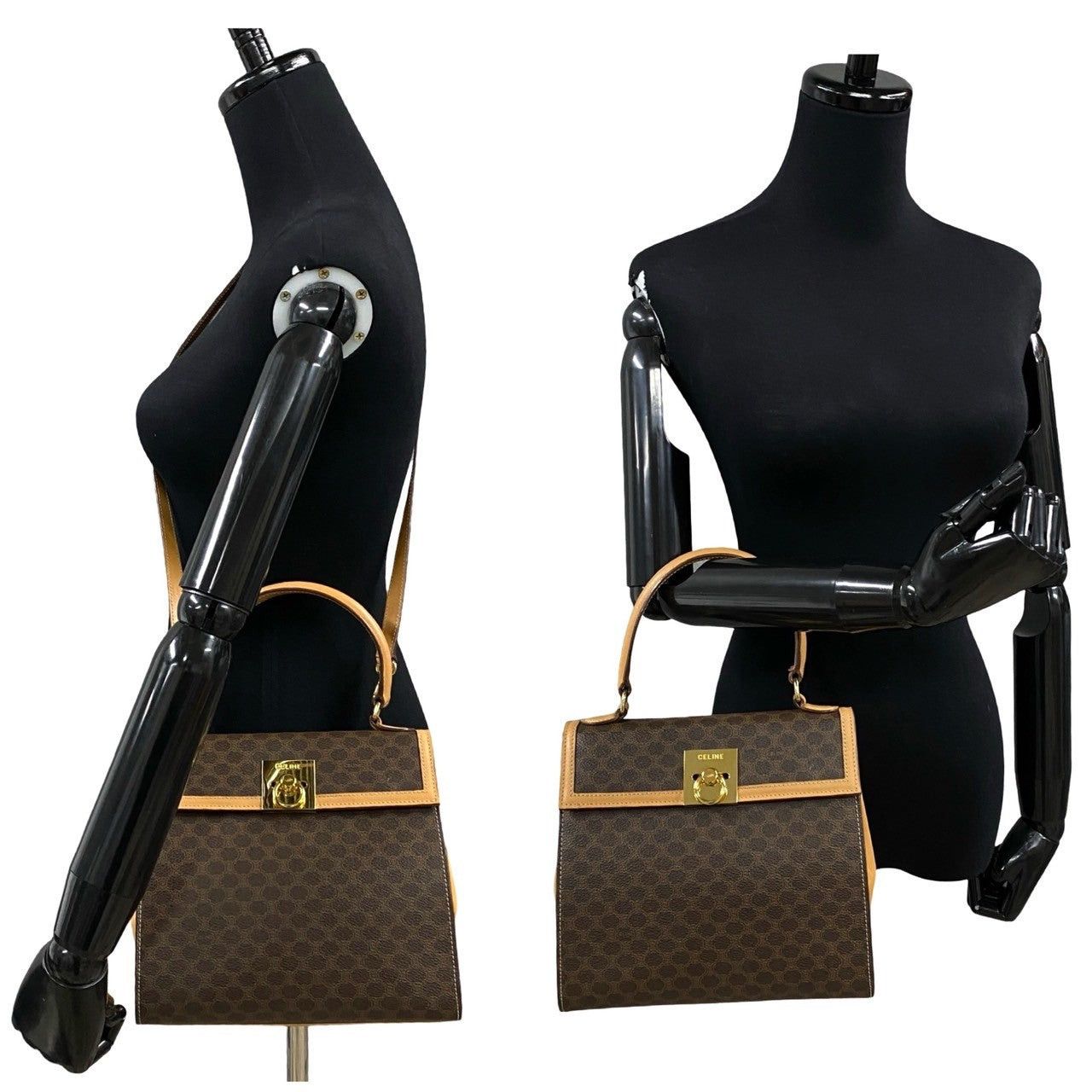 Celine Celine Shoulder Bag Brown Leather Size ONE SIZE - 2 Thumbnail