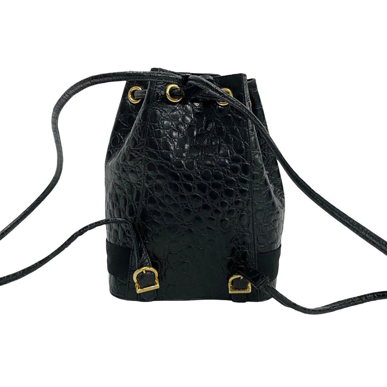 Salvatore Ferragamo Salvatore Ferragamo Backpack Black Leather Size ONE SIZE - 4 Thumbnail