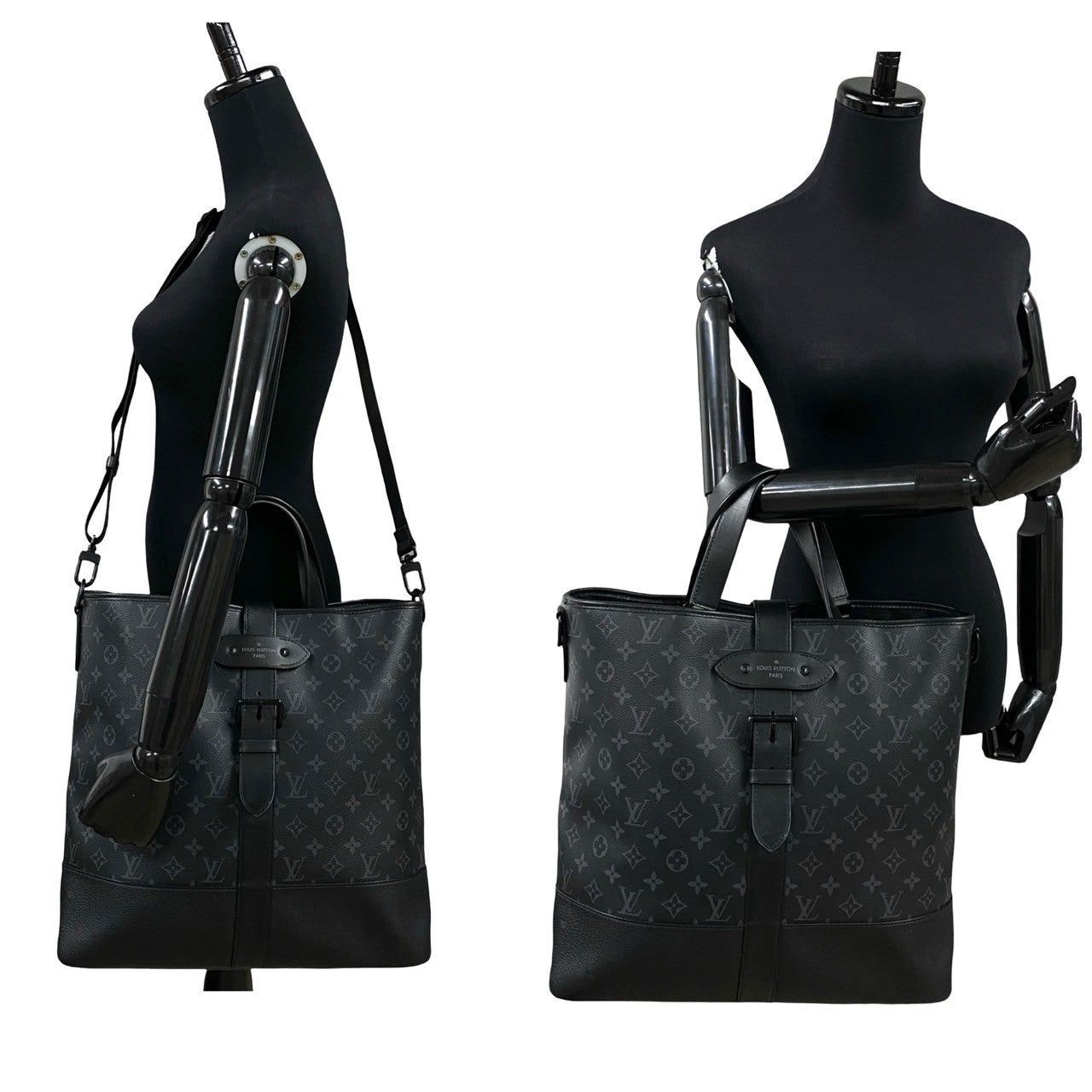 Louis Vuitton Louis Vuitton Shoulder Bag Black Leather Size ONE SIZE - 2 Thumbnail