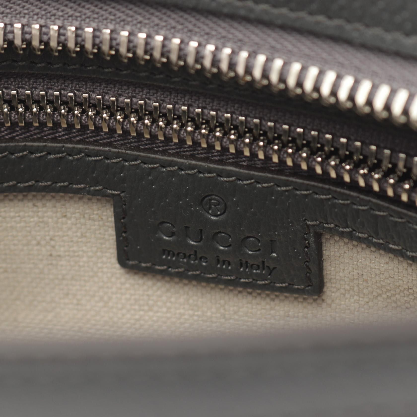 Gucci Gucci Ophidia Super Mini Bag Shoulder Coated Canvas Leather Gray Size ONE SIZE - 4 Thumbnail