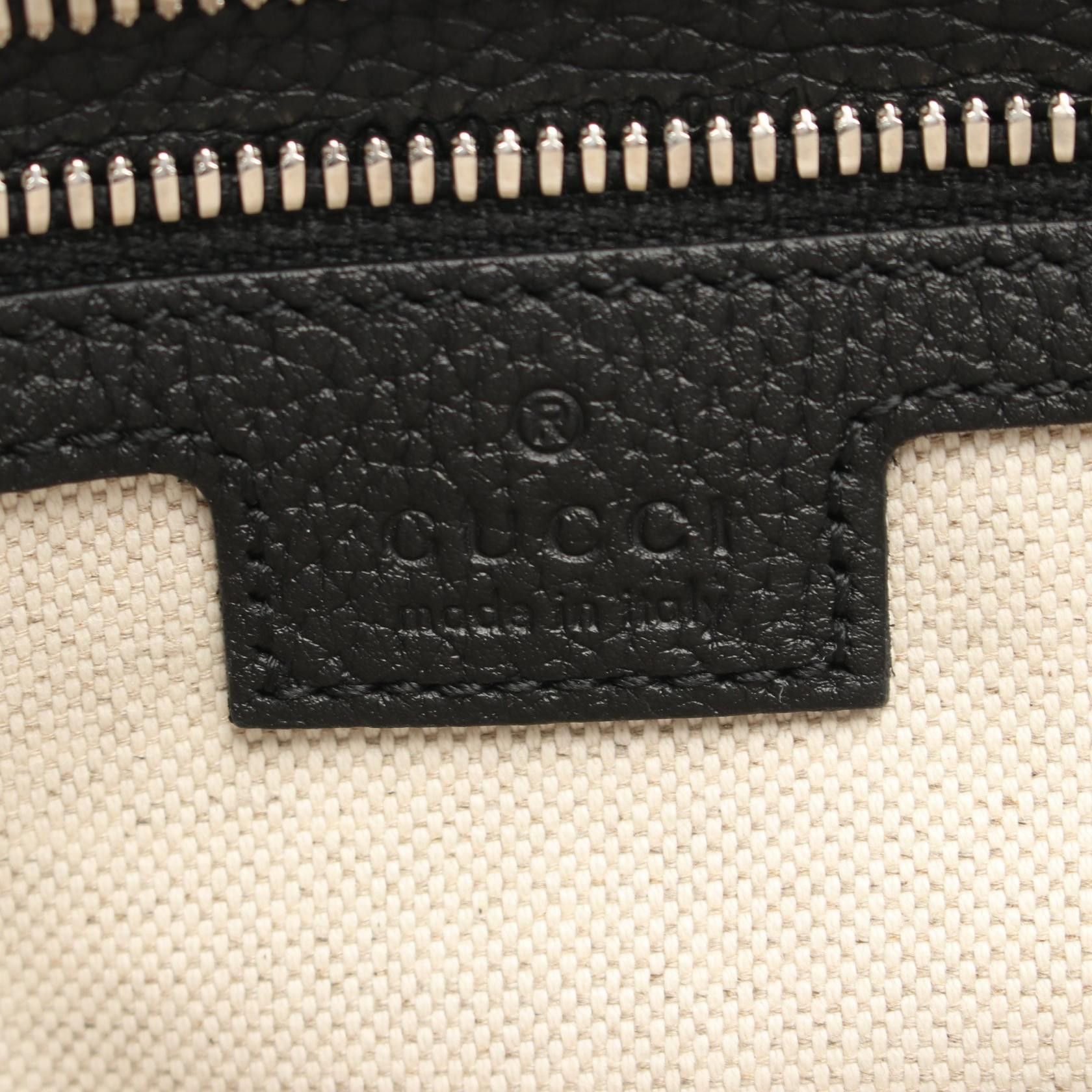 Gucci Gucci Jumbo Gg Medium Messenger Bag Shoulder Leather Black Size ONE SIZE - 4 Thumbnail