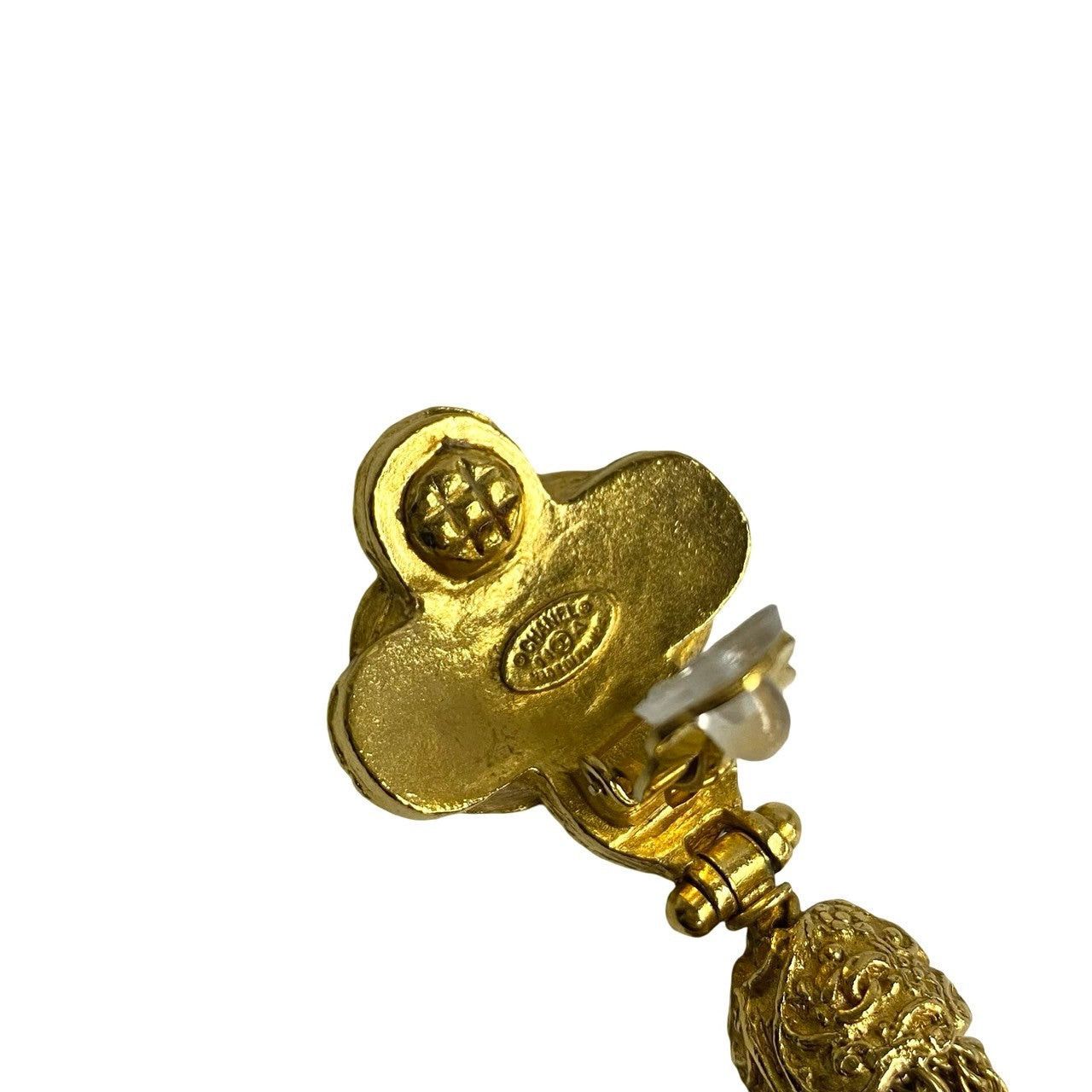 Chanel Chanel Earrings Gold Plated Size ONE SIZE - 2 Thumbnail