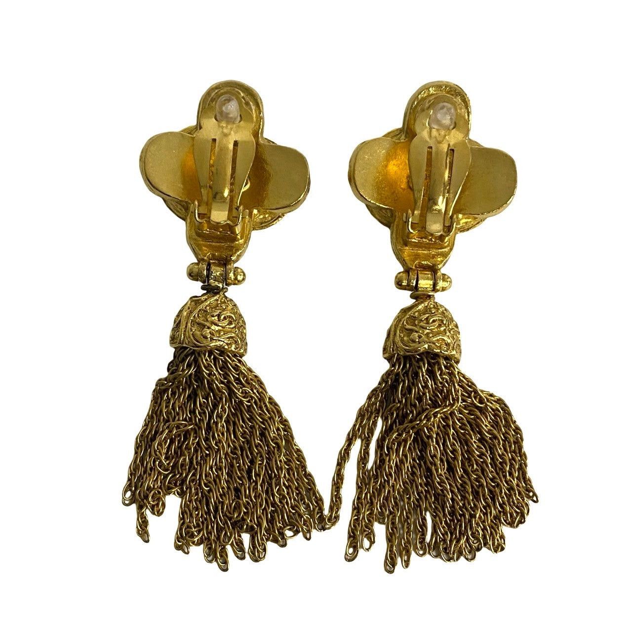 Chanel Chanel Earrings Gold Plated Size ONE SIZE - 5 Thumbnail