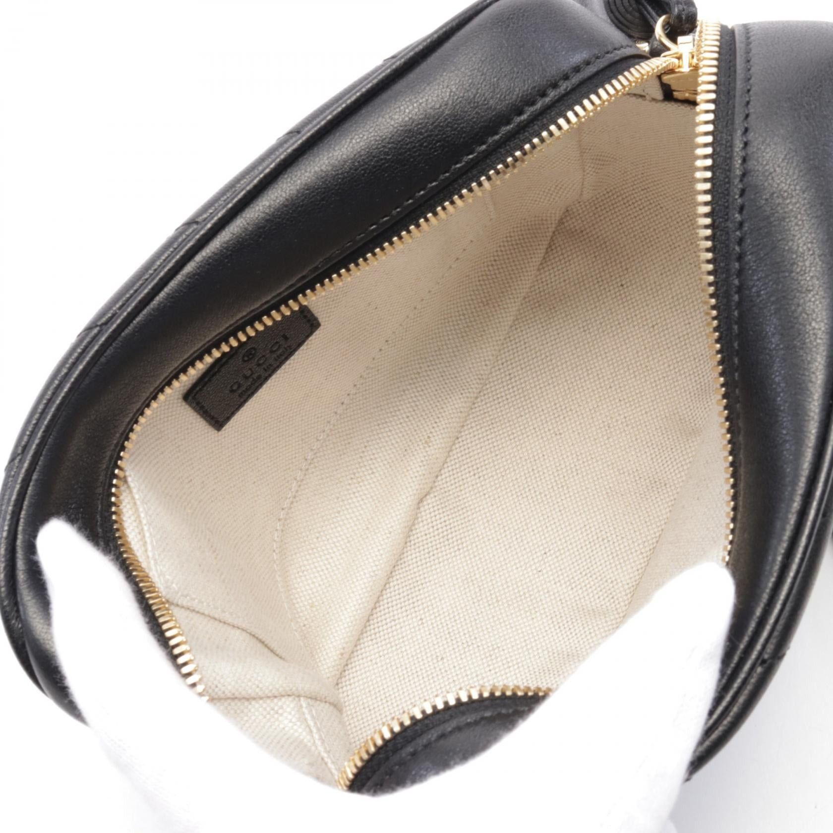 Gucci Gucci Gucci Blondie Shoulder Bag Leather Black Size ONE SIZE - 3 Thumbnail