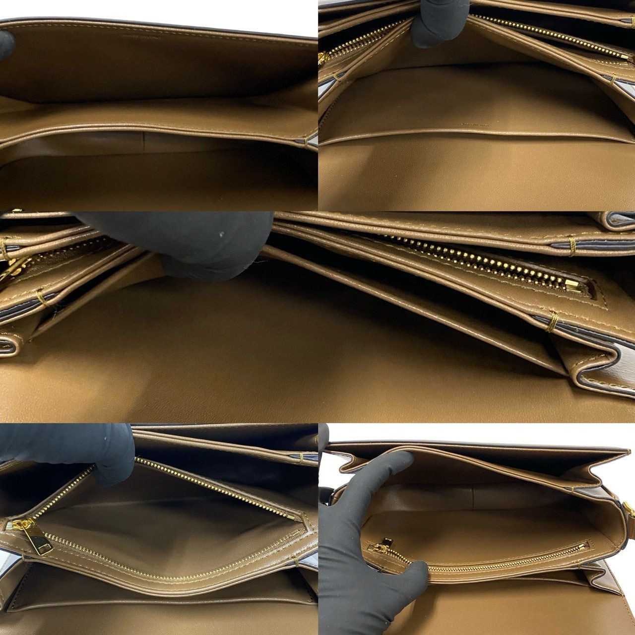 Celine Celine Shoulder Bag Brown Leather Size ONE SIZE - 9 Thumbnail
