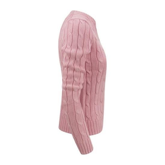 Polo Ralph Lauren POLO RALPH LAUREN Women Sweater 211891640 PINK Size L / US 10 / IT 46 - 3 Thumbnail