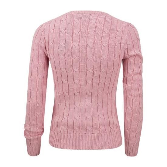 Polo Ralph Lauren POLO RALPH LAUREN Women Sweater 211891640 PINK Size L / US 10 / IT 46 - 2 Thumbnail