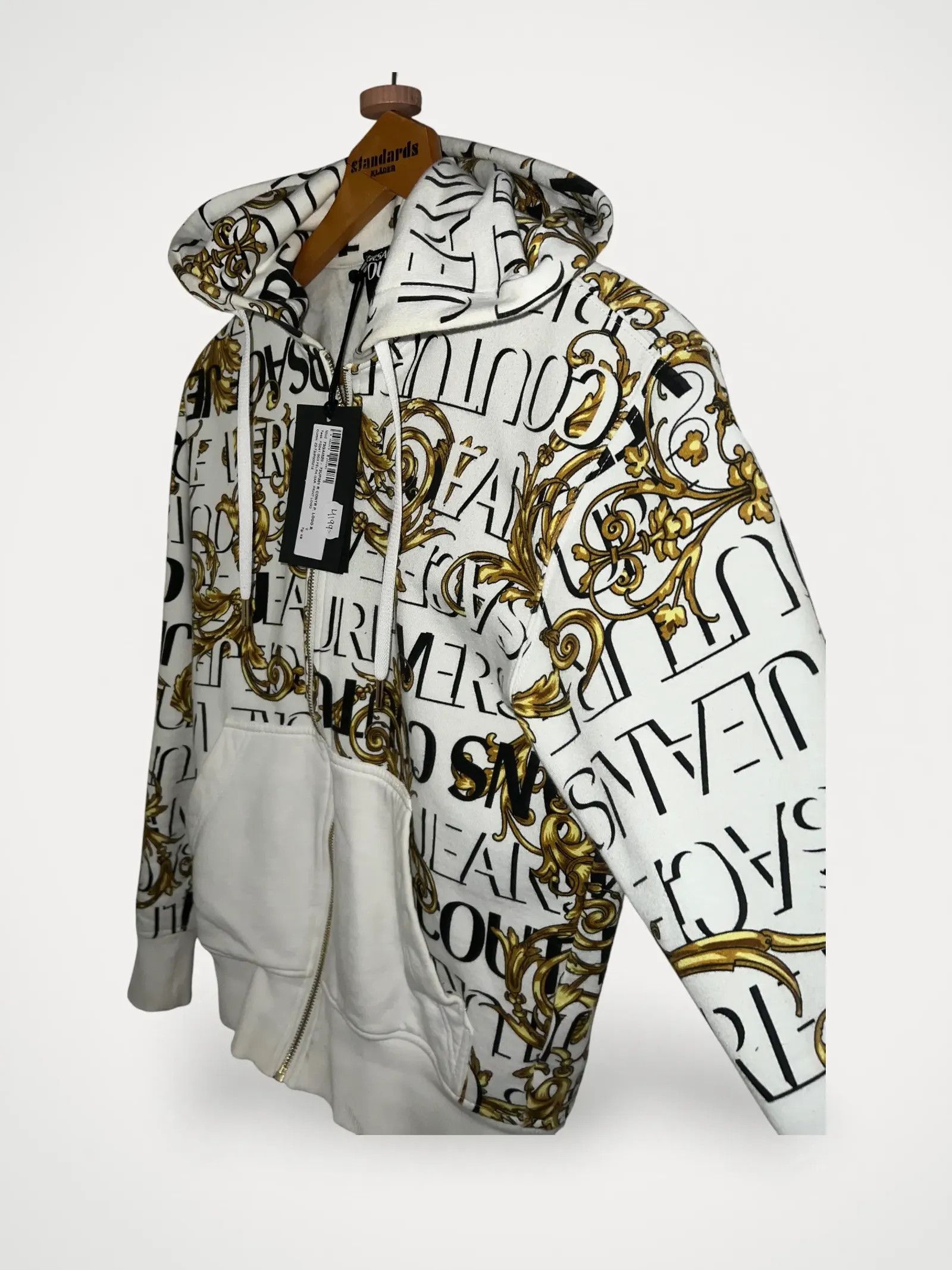 Versace Versace 74UP301 R CONTR DOODLE LOGO Sweatshirt Size US S / EU 44-46 / 1 - 2 Thumbnail