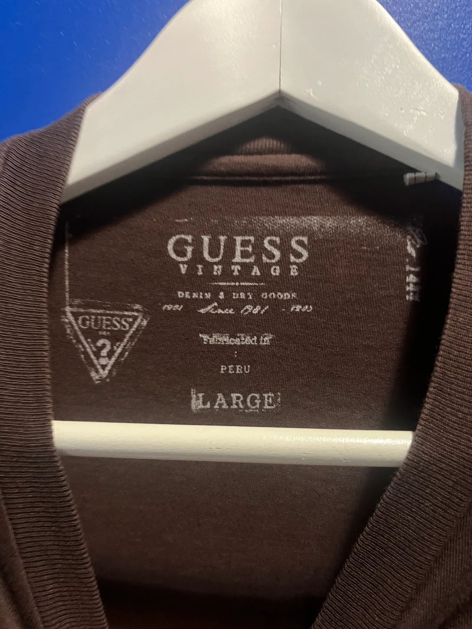 Guess Guess GUESS VINTAGE Long Sleeve Shirt Size L / US 10 / IT 46 - 2 Thumbnail