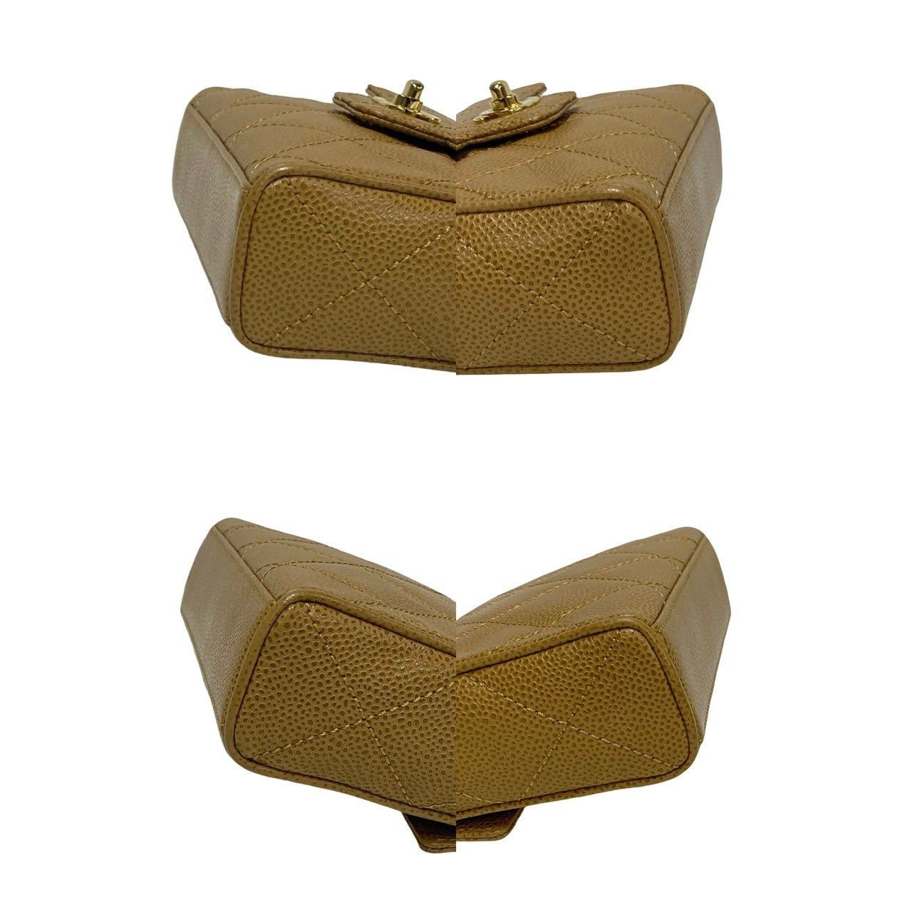 Chanel Chanel Handbag Neutrals Leather Size ONE SIZE - 7 Thumbnail