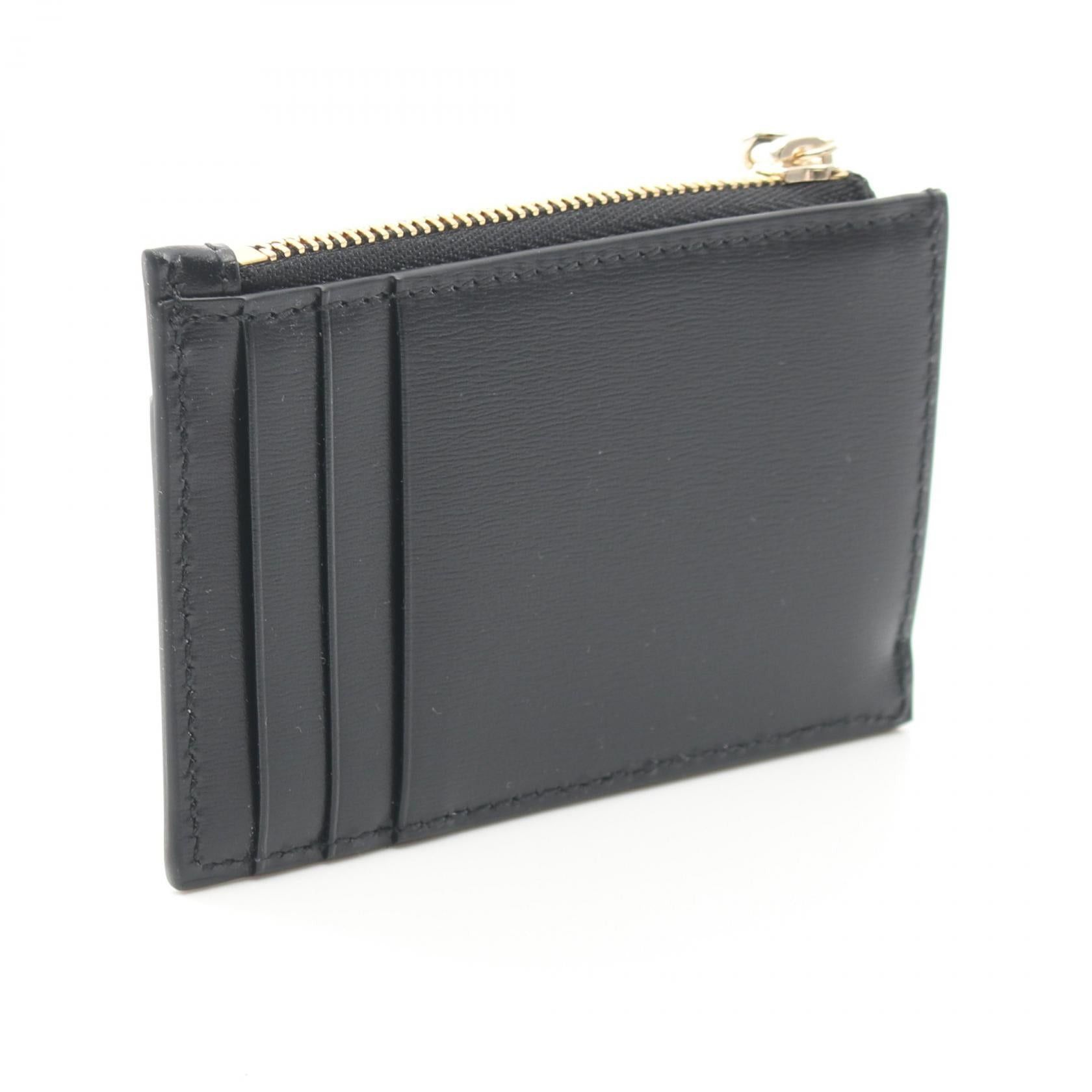 Gucci Gucci Gg Canvas Coin Purse Leather Black Size ONE SIZE - 2 Thumbnail