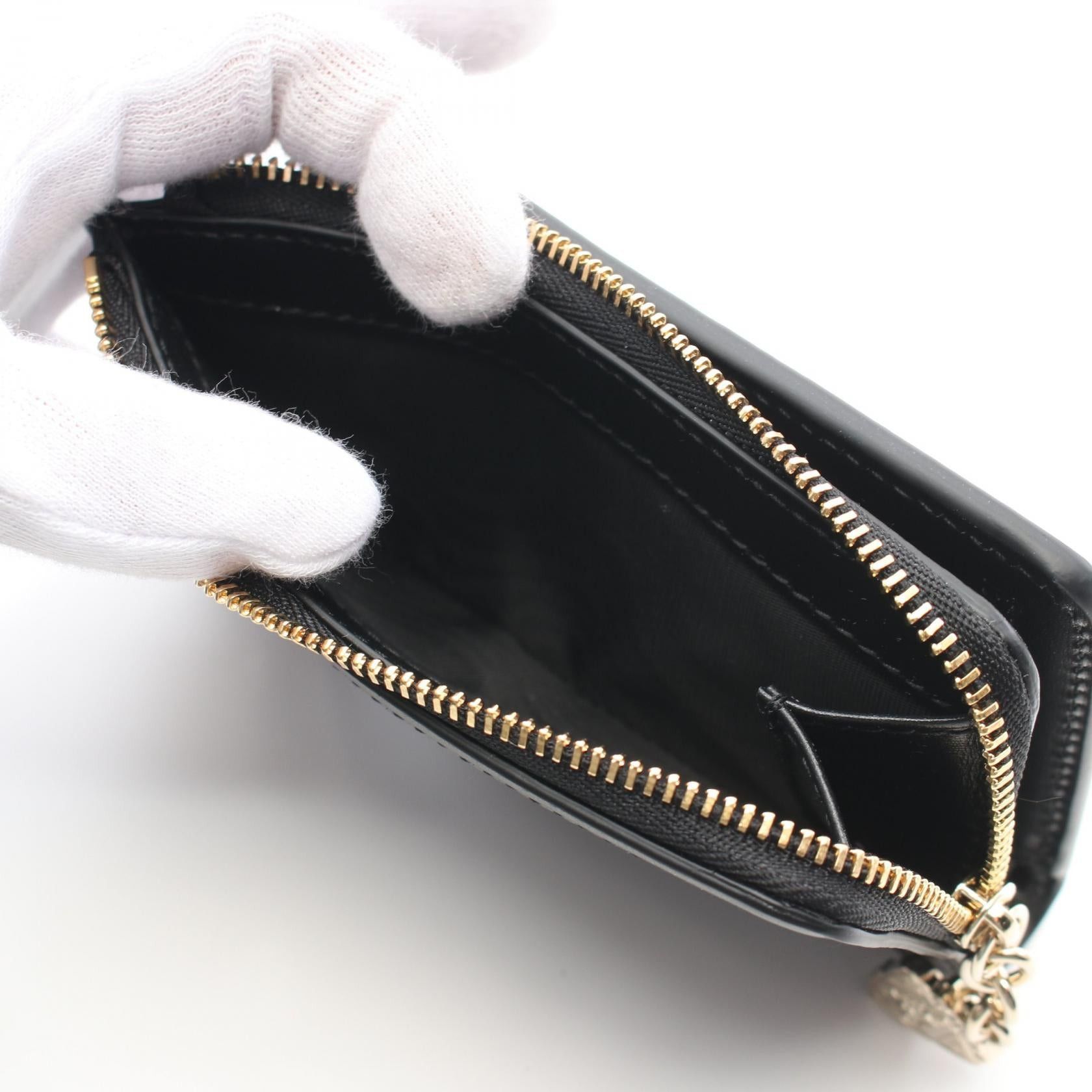Gucci Gucci Gg Canvas Bi-Fold Wallet Leather Black Size ONE SIZE - 4 Thumbnail