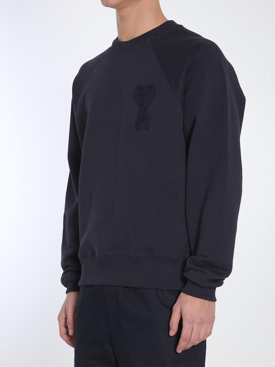 AMI AMI Men Sweater USW055 BLUE Size US S / EU 44-46 / 1 - 2 Thumbnail