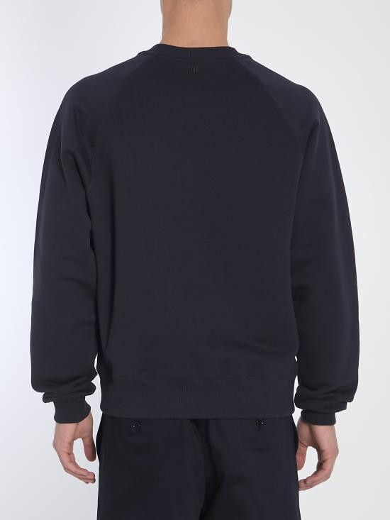 AMI AMI Men Sweater USW055 BLUE Size US S / EU 44-46 / 1 - 4 Thumbnail