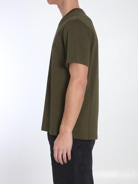 AMI AMI Men T-Shirts UTS027 GREEN Size US XL / EU 56 / 4 - 3 Thumbnail