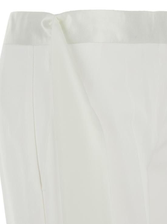 Victoria Beckham VICTORIA BECKHAM Women Straight Pants 1125WTR006040AIVORY White Size 26" / US 2 / IT 38 - 3 Thumbnail