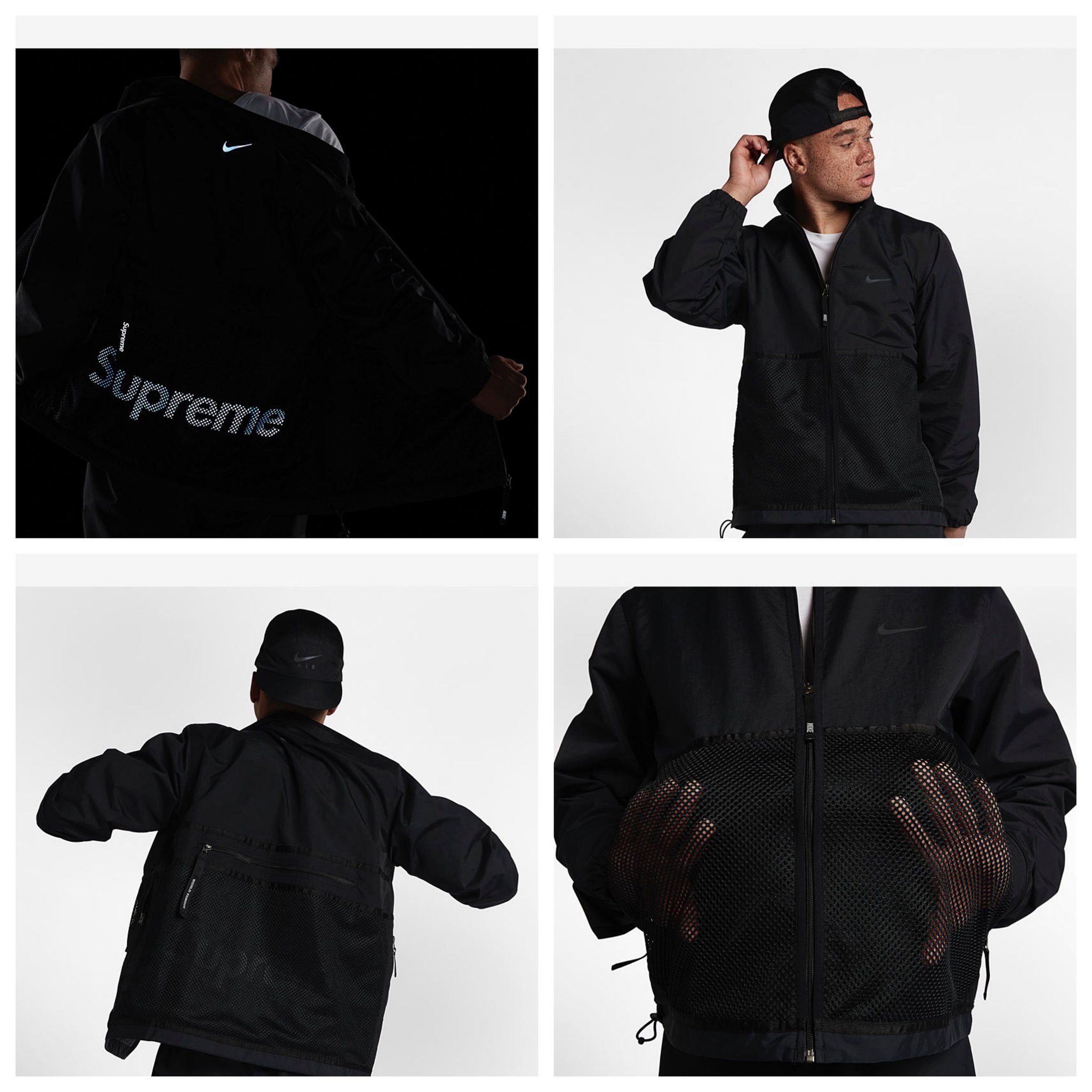 Nike Supreme Black Supreme x Nike Trail Running Jacket Grailed