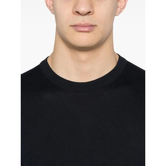 John Smedley JOHN SMEDLEY Men T-Shirts LORCA NAVY BLUE Size US XXL / EU 58 / 5 - 4 Thumbnail