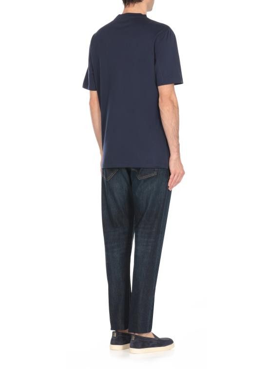 Brunello Cucinelli BRUNELLO CUCINELLI Men Sweater M0B138440 C2443 Blue Size US L / EU 52-54 / 3 - 4 Thumbnail