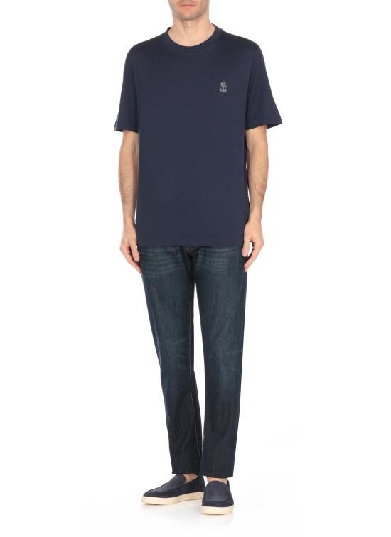 Brunello Cucinelli BRUNELLO CUCINELLI Men Sweater M0B138440 C2443 Blue Size US S / EU 44-46 / 1 - 3 Thumbnail