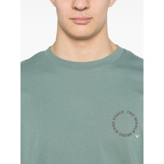 Emporio Armani EMPORIO ARMANI Men T-Shirts AF14836 EM001717 F9049 GREEN Size US M / EU 48-50 / 2 - 3 Thumbnail