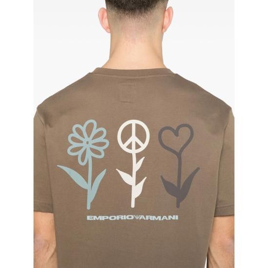 Emporio Armani EMPORIO ARMANI Men T-Shirts AF14836 EM001717 F6061 BROWN Size US M / EU 48-50 / 2 - 2 Thumbnail