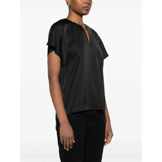 Calvin Klein CALVIN KLEIN Women Blouses K20K208191 GOJIB BLACK Size S / US 4 / IT 40 - 5 Thumbnail