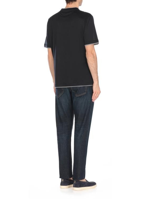 Brunello Cucinelli BRUNELLO CUCINELLI Men Sweater MD8217427 CW893 Blue Size US S / EU 44-46 / 1 - 4 Thumbnail