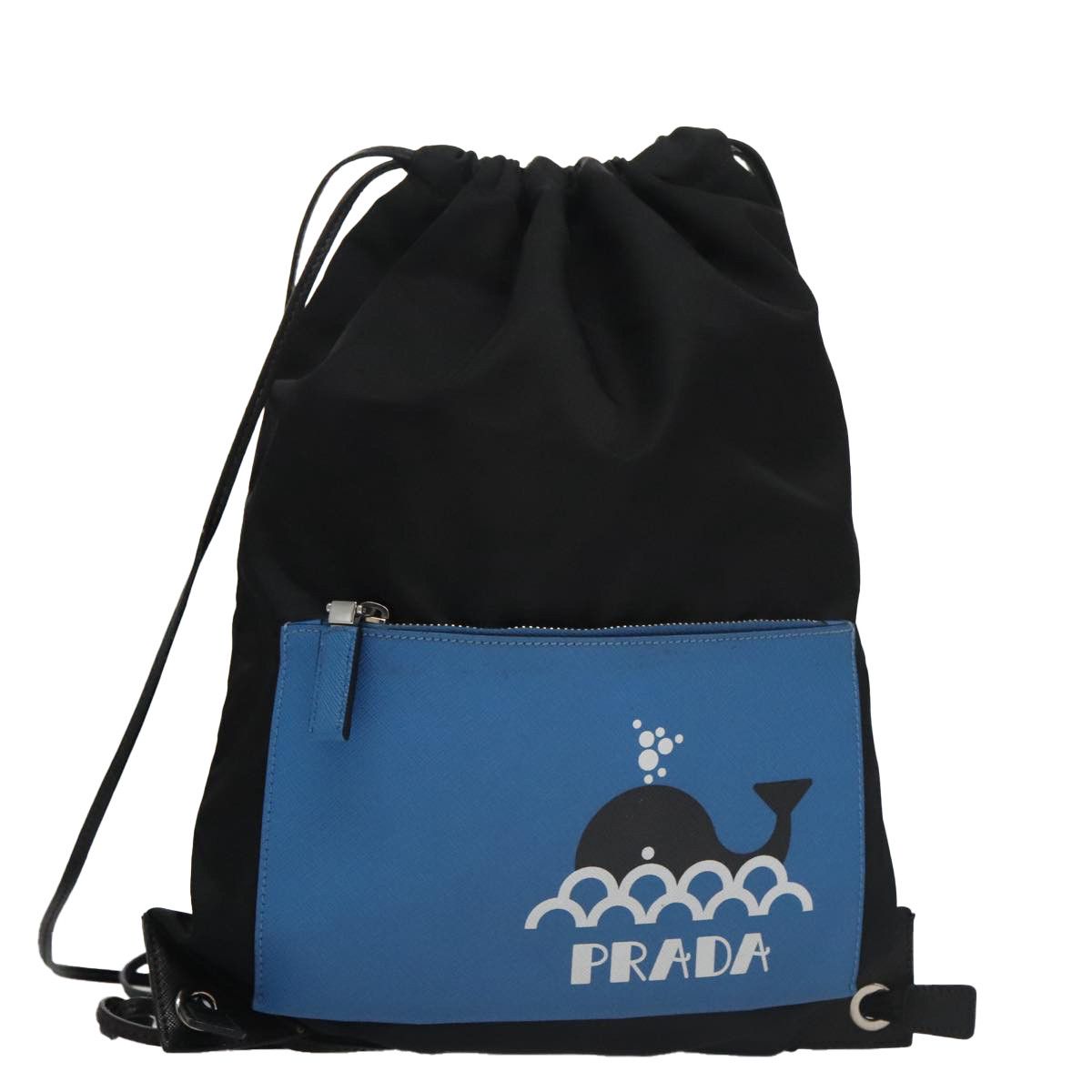 Prada Tessuto Black Synthetic Backpack Bag (Pre-Owned) Size ONE SIZE - 17 Thumbnail