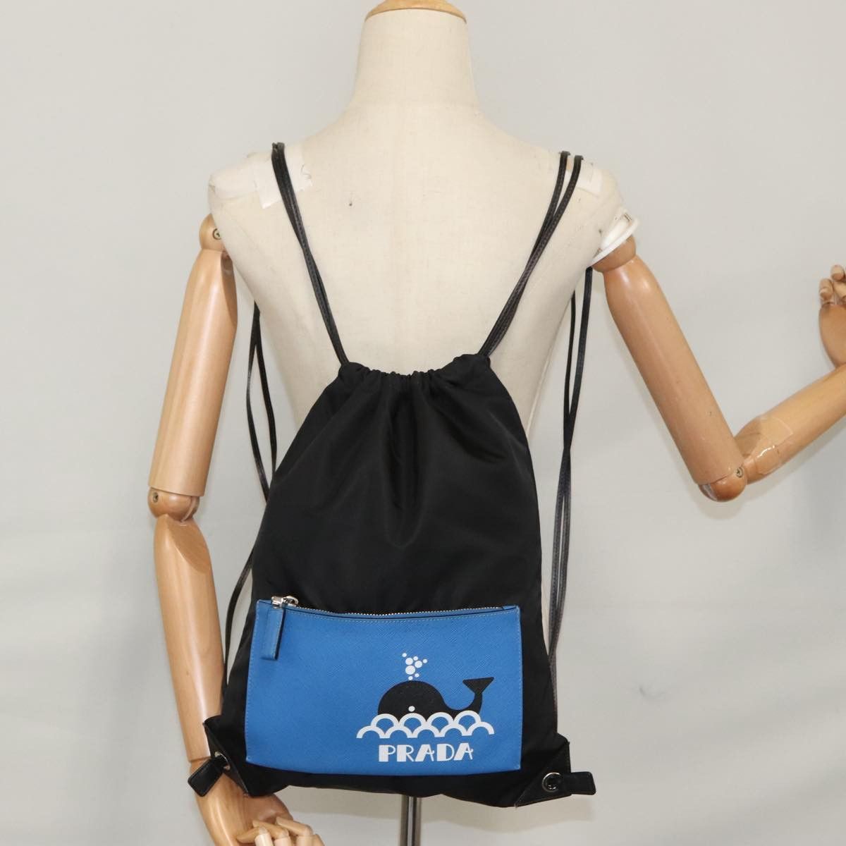 Prada Tessuto Black Synthetic Backpack Bag (Pre-Owned) Size ONE SIZE - 16 Thumbnail