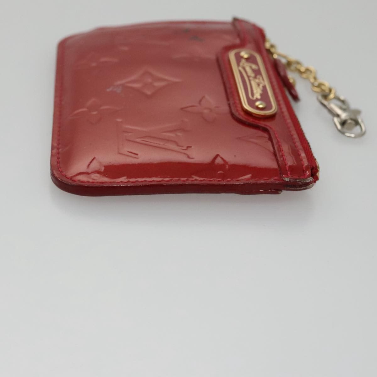 Louis Vuitton Pochette Clés Red Patent Leather Wallet (Pre-Owned) Size ONE SIZE - 3 Thumbnail