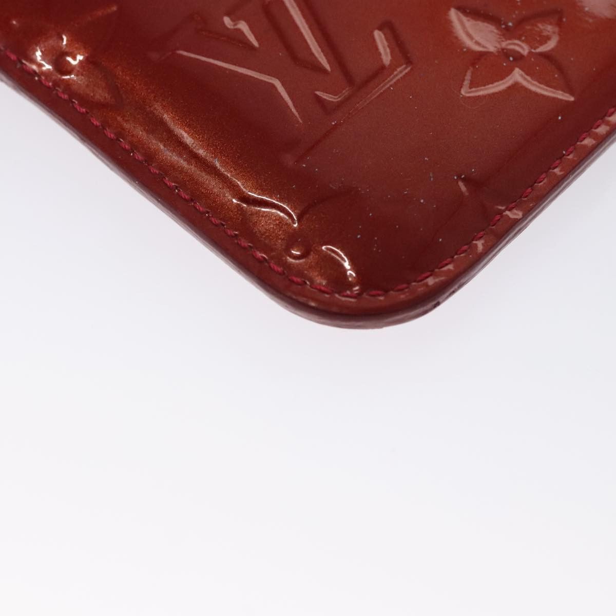 Louis Vuitton Pochette Clés Red Patent Leather Wallet (Pre-Owned) Size ONE SIZE - 7 Thumbnail