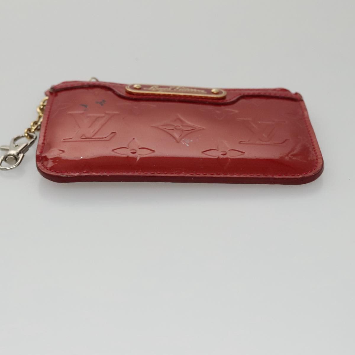 Louis Vuitton Pochette Clés Red Patent Leather Wallet (Pre-Owned) Size ONE SIZE - 19 Thumbnail