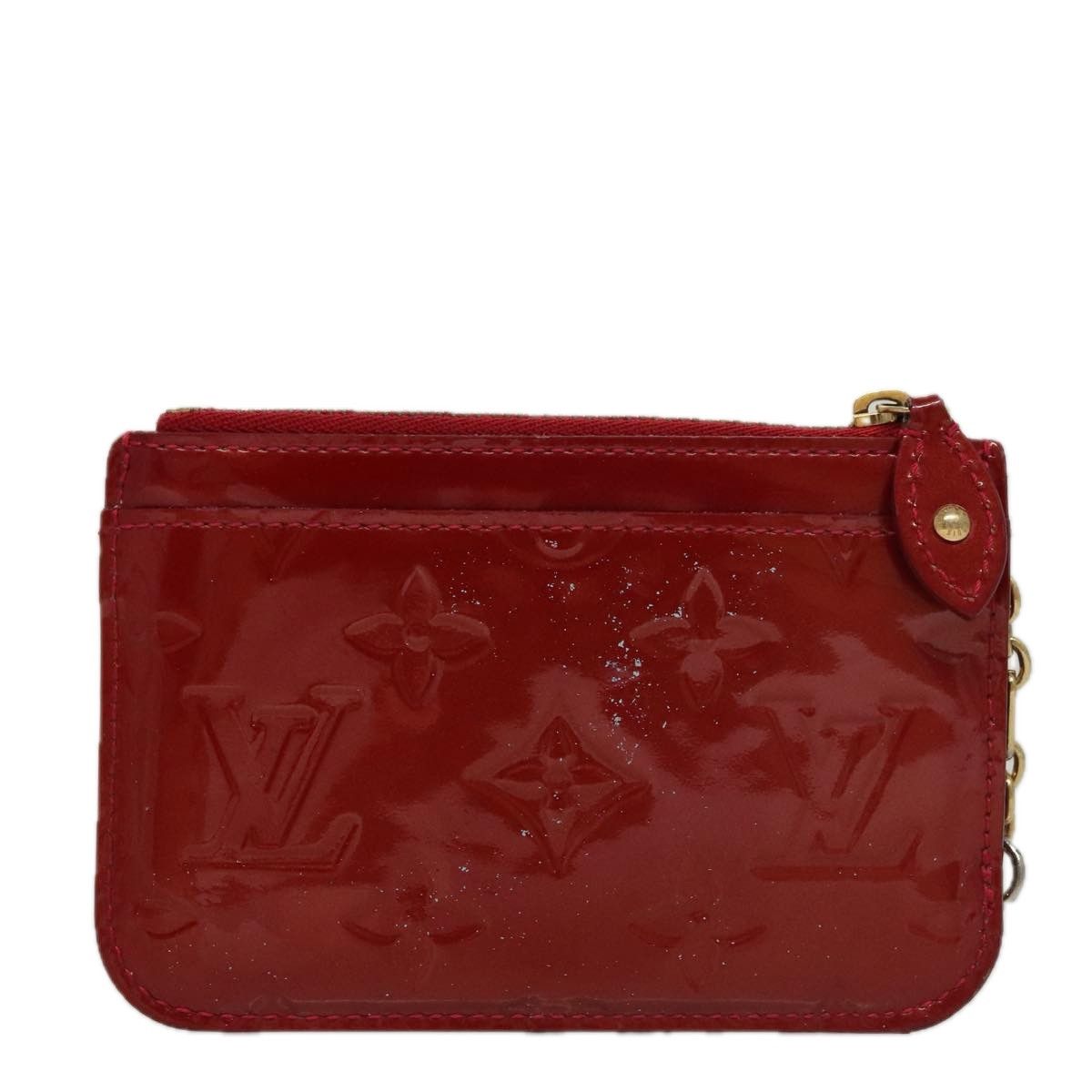 Louis Vuitton Pochette Clés Red Patent Leather Wallet (Pre-Owned) Size ONE SIZE - 2 Thumbnail