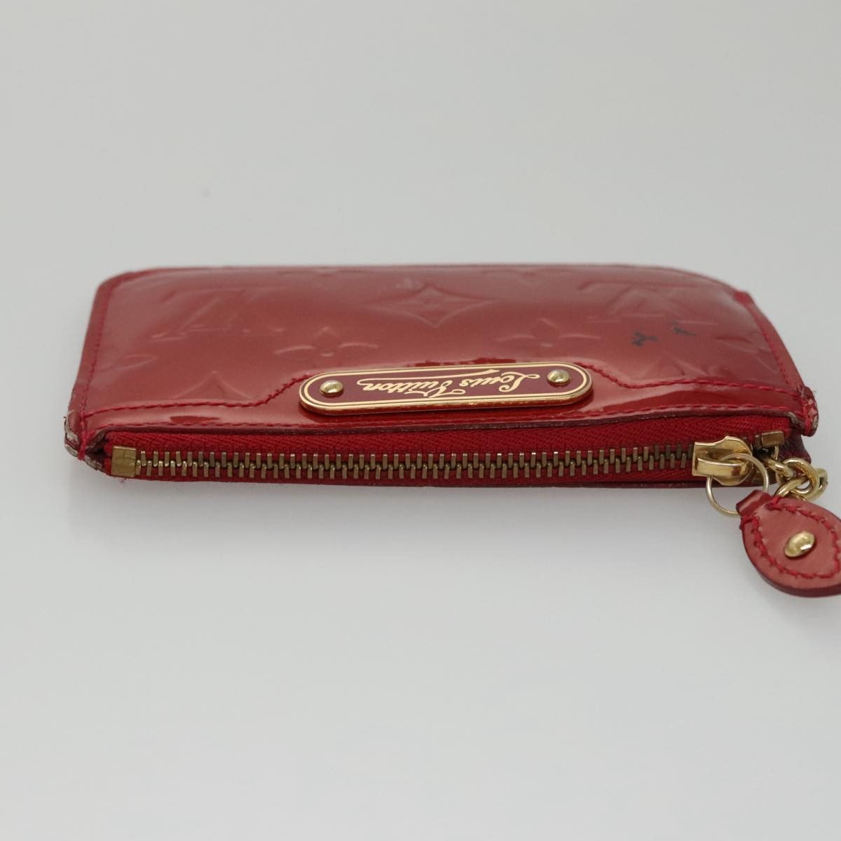 Louis Vuitton Pochette Clés Red Patent Leather Wallet (Pre-Owned) Size ONE SIZE - 17 Thumbnail