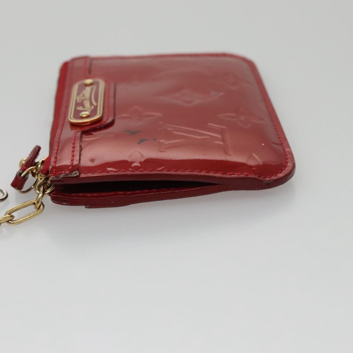 Louis Vuitton Pochette Clés Red Patent Leather Wallet (Pre-Owned) Size ONE SIZE - 4 Thumbnail