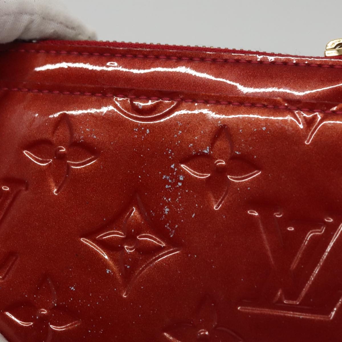 Louis Vuitton Pochette Clés Red Patent Leather Wallet (Pre-Owned) Size ONE SIZE - 15 Thumbnail