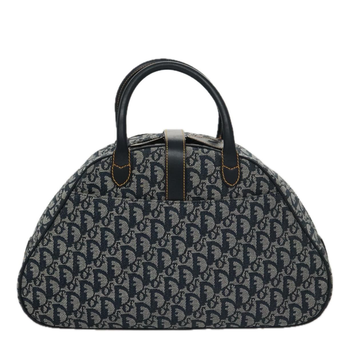Dior Double Saddle Navy Canvas Handbag (Pre-Owned) Size ONE SIZE - 2 Thumbnail