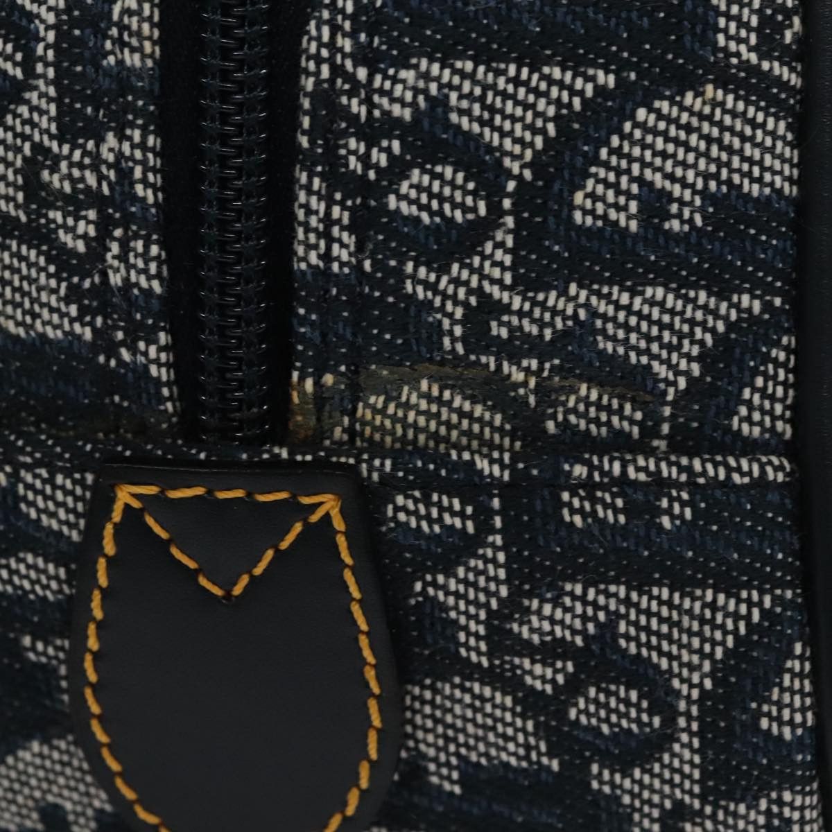 Dior Double Saddle Navy Canvas Handbag (Pre-Owned) Size ONE SIZE - 17 Thumbnail