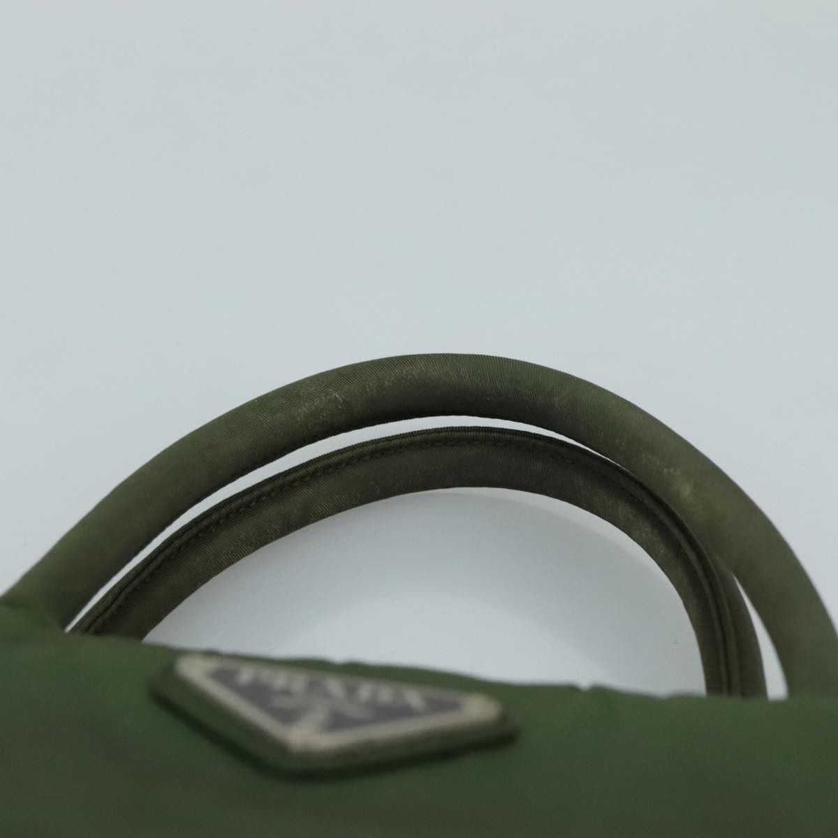 Prada Khaki Synthetic Handbag (Pre-Owned) Size ONE SIZE - 6 Thumbnail