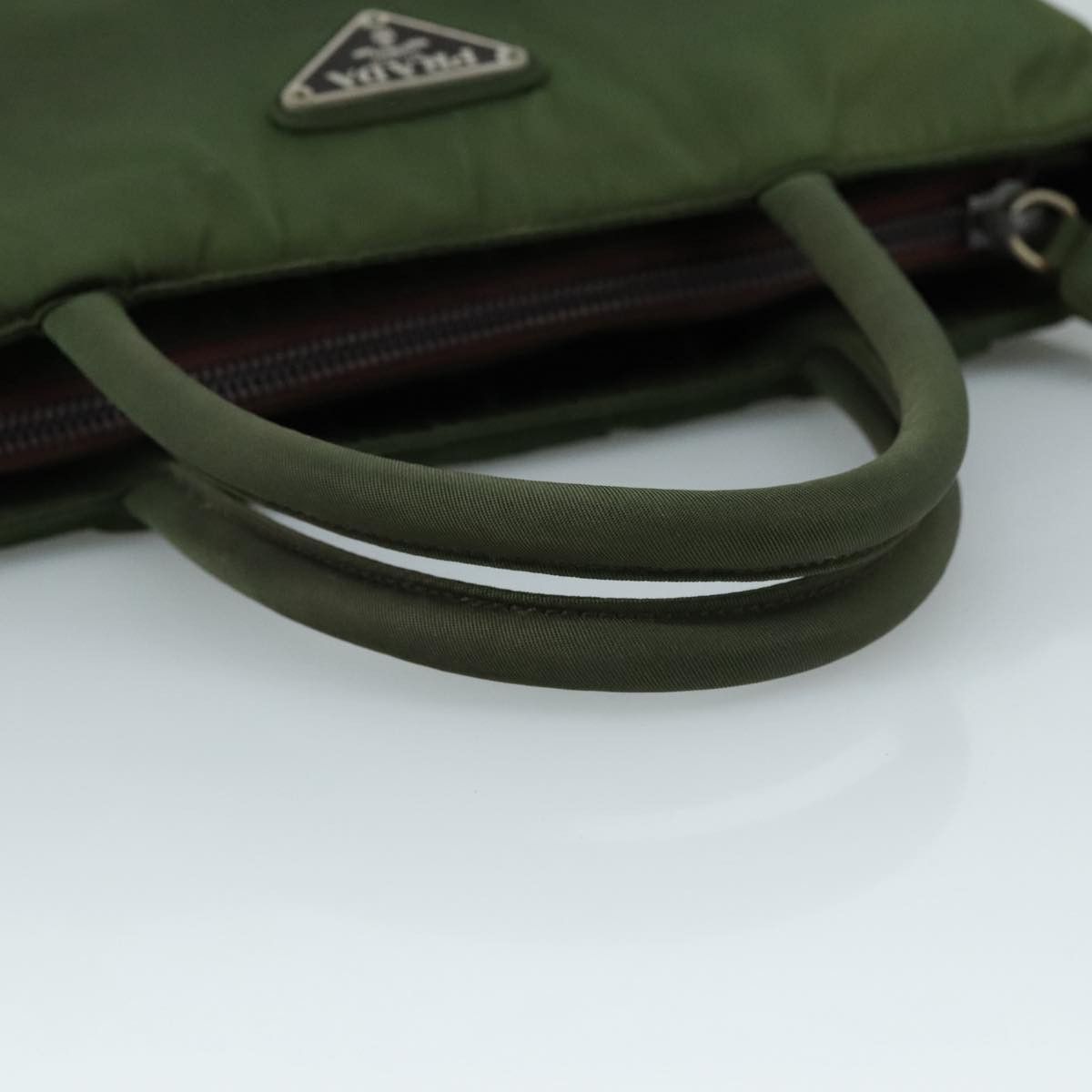 Prada Khaki Synthetic Handbag (Pre-Owned) Size ONE SIZE - 5 Thumbnail