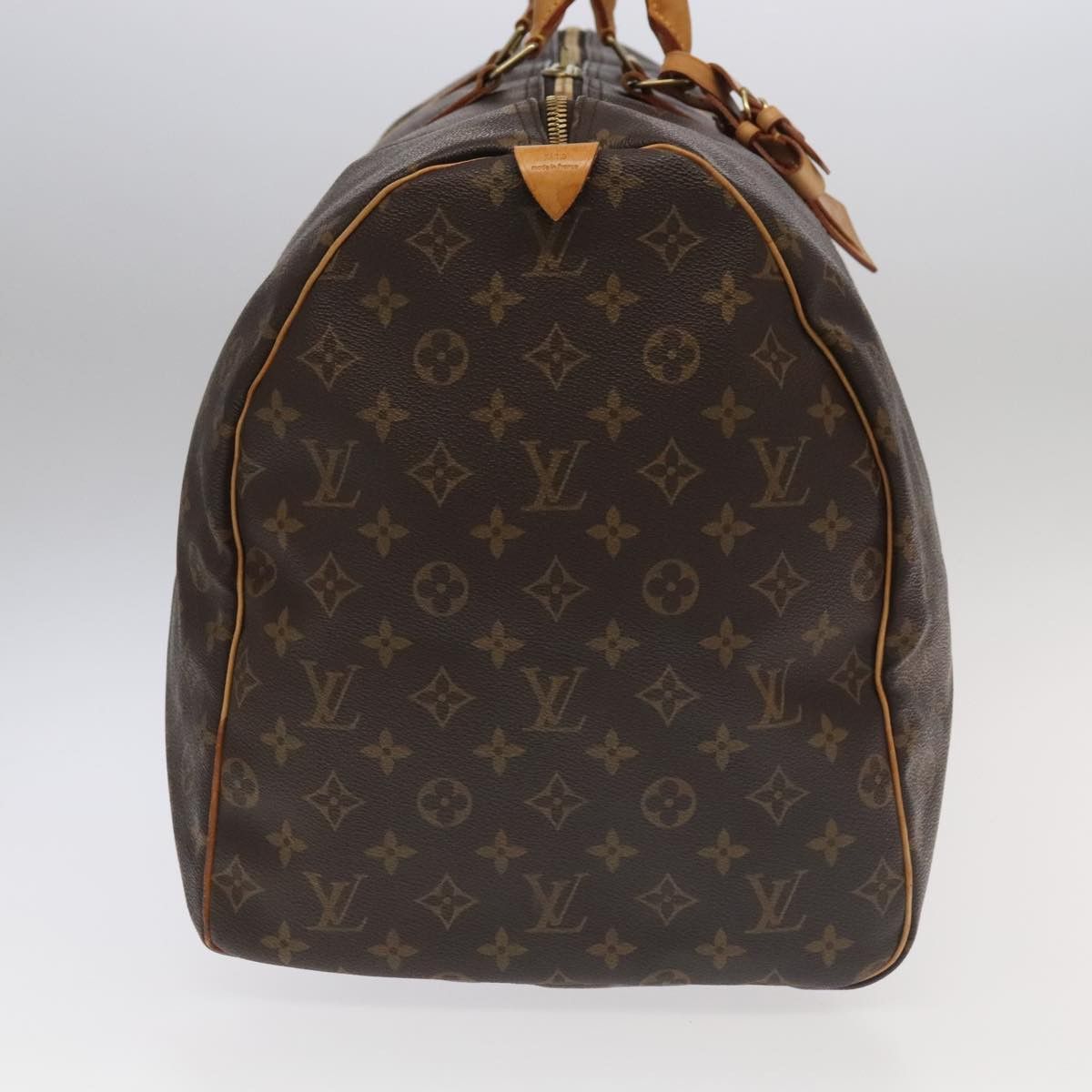 Louis Vuitton Keepall 60 Brown Canvas Travel Bag (Pre-Owned) Size ONE SIZE - 4 Thumbnail