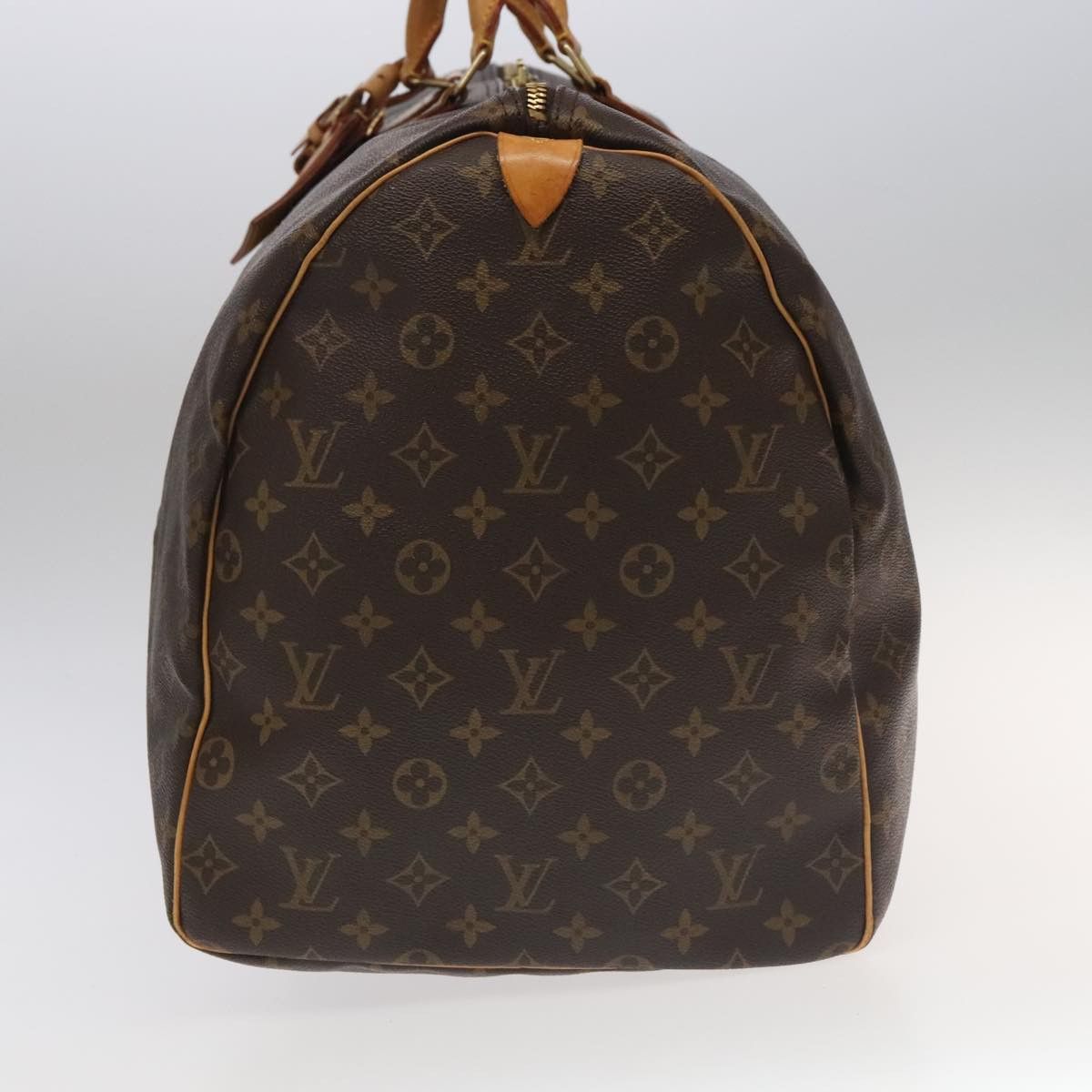Louis Vuitton Keepall 60 Brown Canvas Travel Bag (Pre-Owned) Size ONE SIZE - 3 Thumbnail