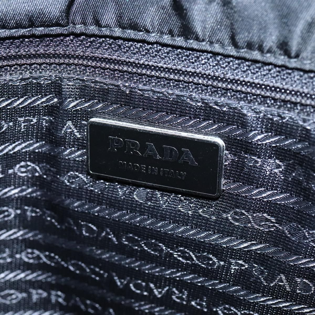 Prada Tessuto Black Synthetic Shoulder Bag (Pre-Owned) Size ONE SIZE - 18 Thumbnail
