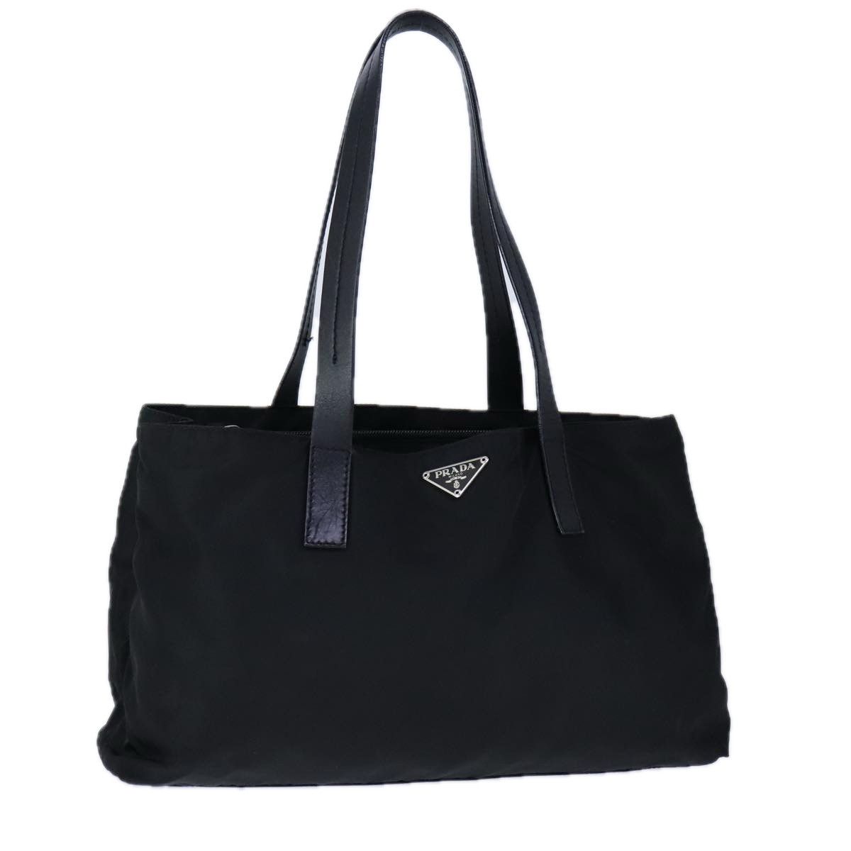 Prada Tessuto Black Synthetic Shoulder Bag (Pre-Owned) Size ONE SIZE - 16 Thumbnail