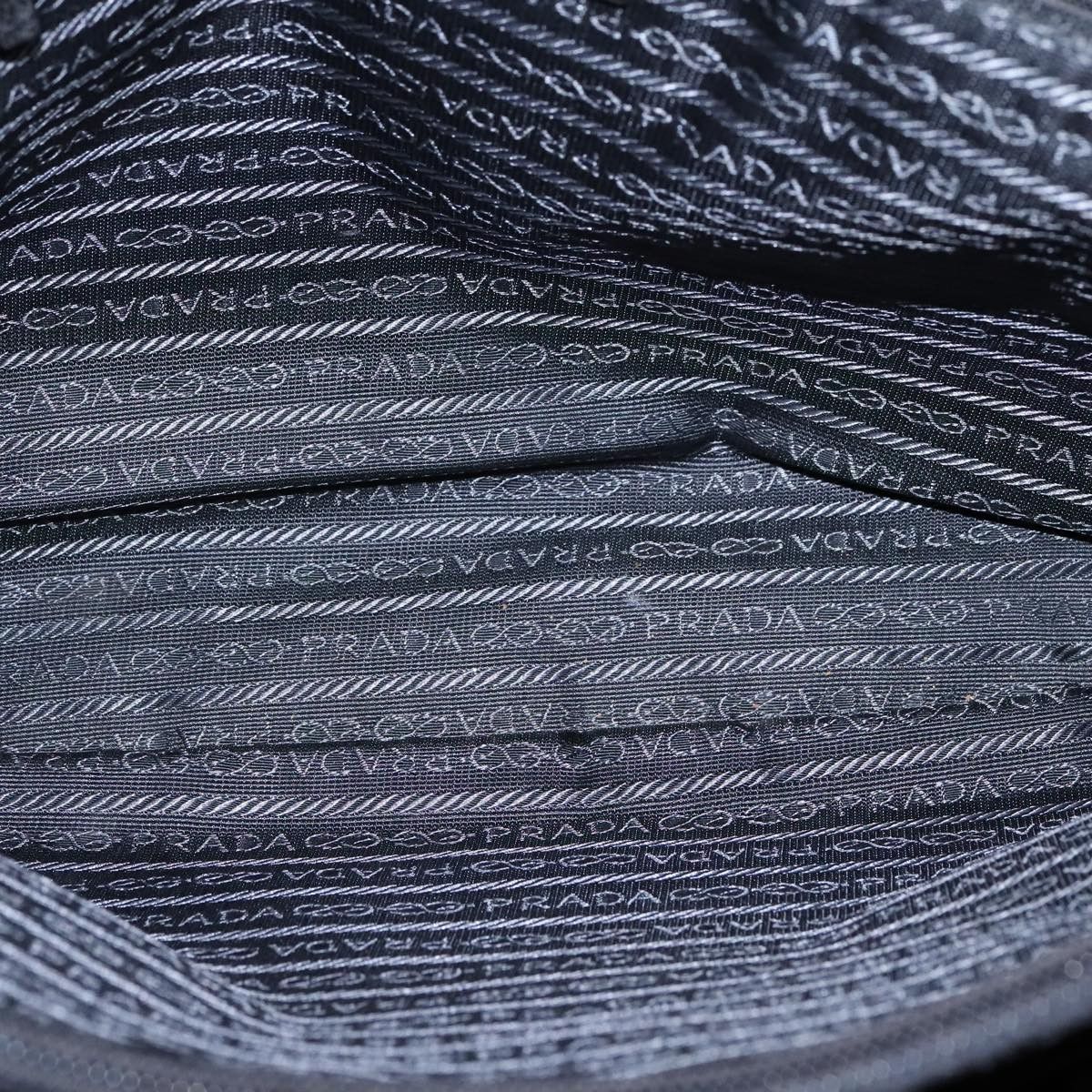 Prada Tessuto Black Synthetic Shoulder Bag (Pre-Owned) Size ONE SIZE - 12 Thumbnail